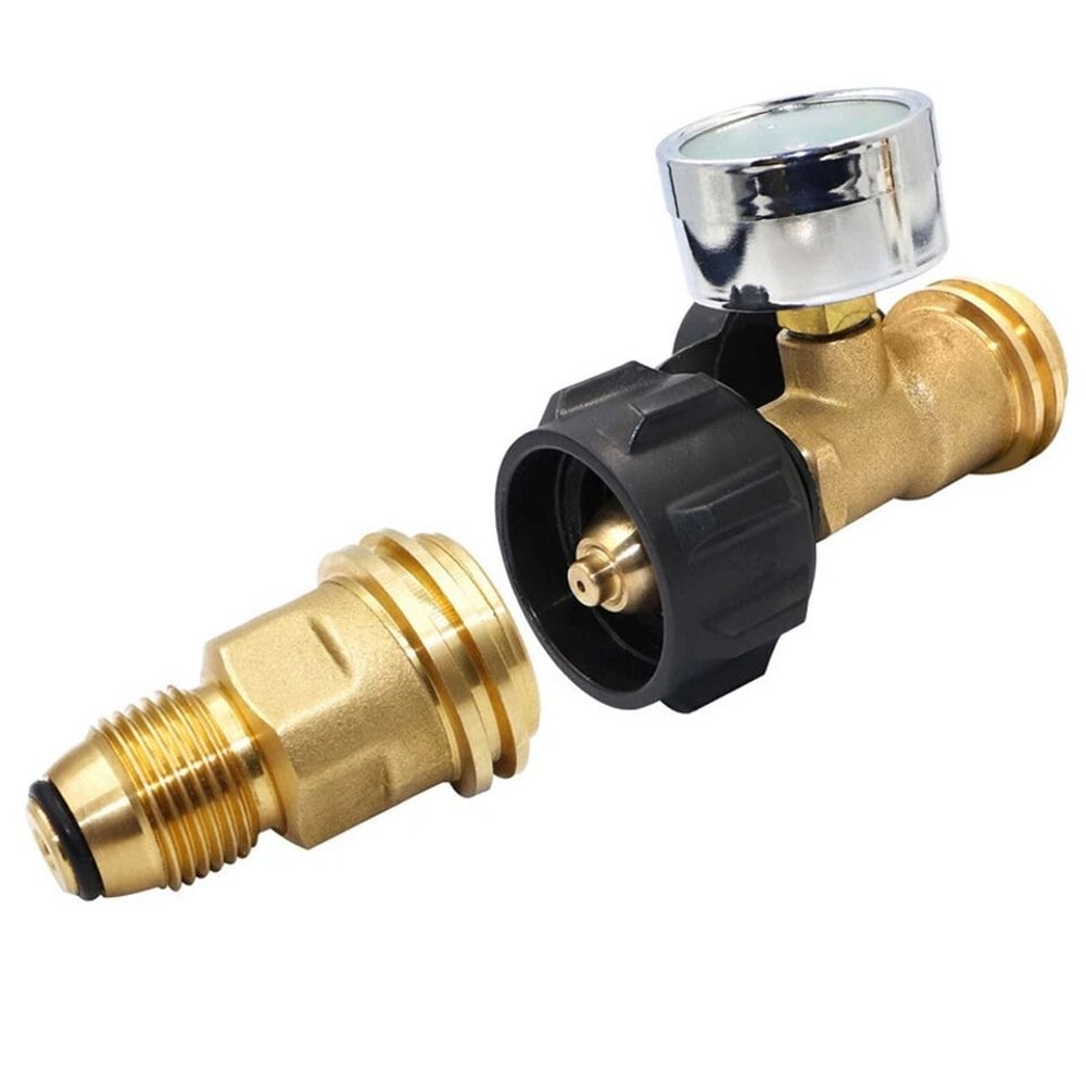 POL To QCC1 Propane Adapter For Tanks Type Solid Brass Fitting 1
