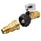 POL To QCC1 Propane Adapter For Tanks Type Solid Brass Fitting 1