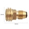 POL To QCC1 Propane Adapter For Tanks Type Solid Brass Fitting 2