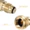 POL To QCC1 Propane Adapter For Tanks Type Solid Brass Fitting 3