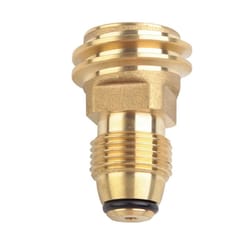 pol to qcc1 propane adapter for tanks type solid brass fitting