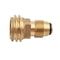 POL To QCC1 Propane Adapter For Tanks Type Solid Brass Fitting 8