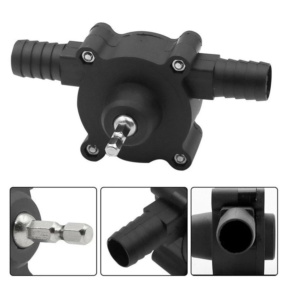 Portable Drill Pump Self Priming Water Transfer Pump For Water Oil And Fluid Transfer 5