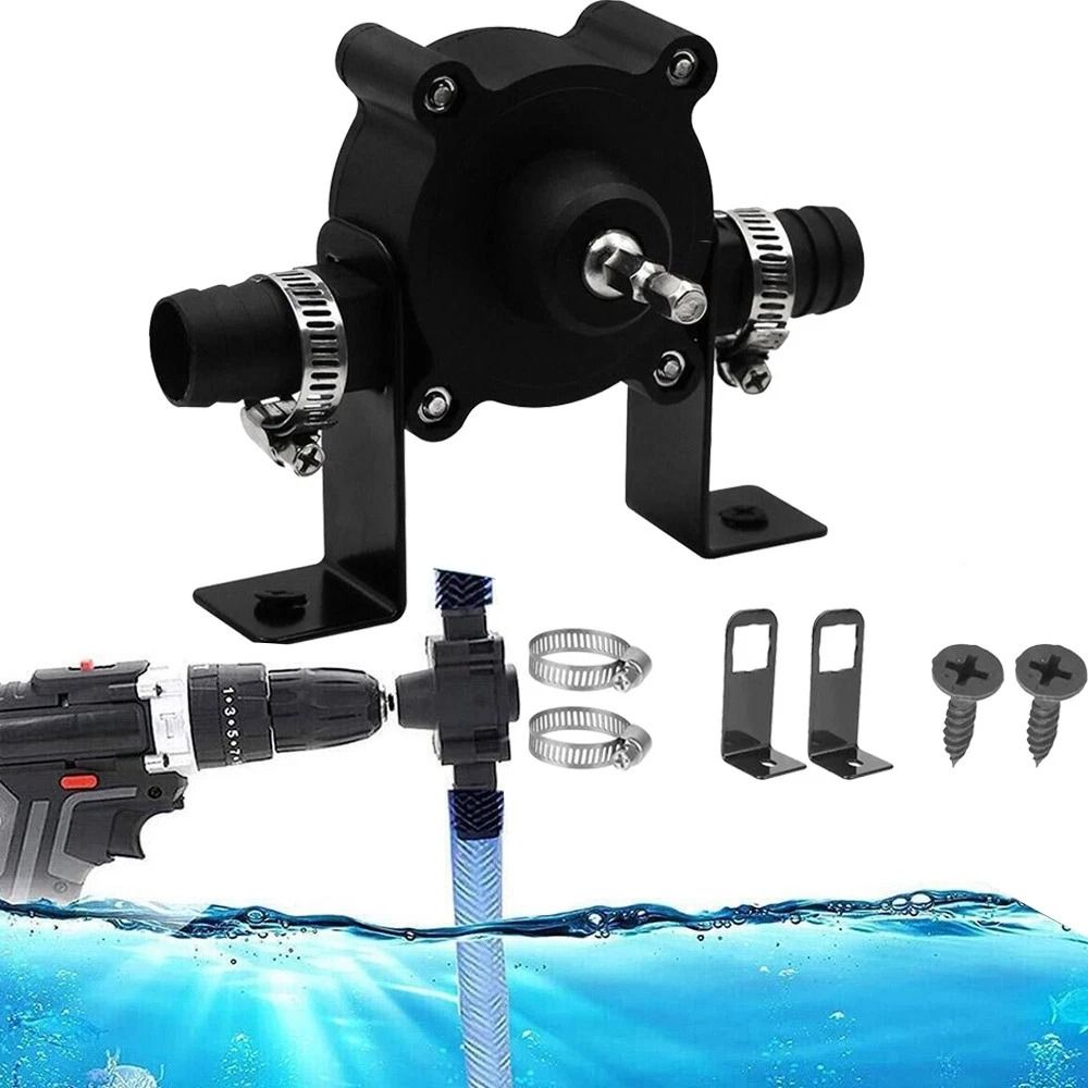 Portable Drill Pump Self Priming Water Transfer Pump For Water Oil And Fluid Transfer 9