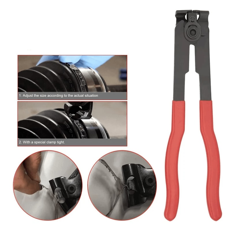 CV Boot Clamp Pliers Kit Ear Clamp Tool Set For CV Joint And Axle Boot Repairs 5