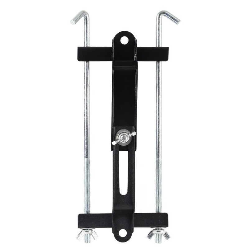 Universal Adjustable Battery Hold Down Bracket Steel Car Battery Tie Down 0