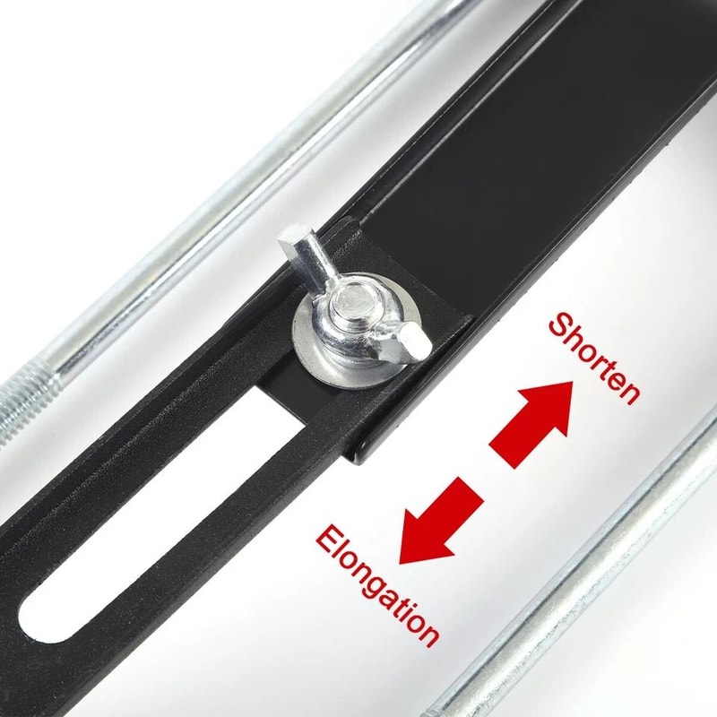 Universal Adjustable Battery Hold Down Bracket Steel Car Battery Tie Down 2