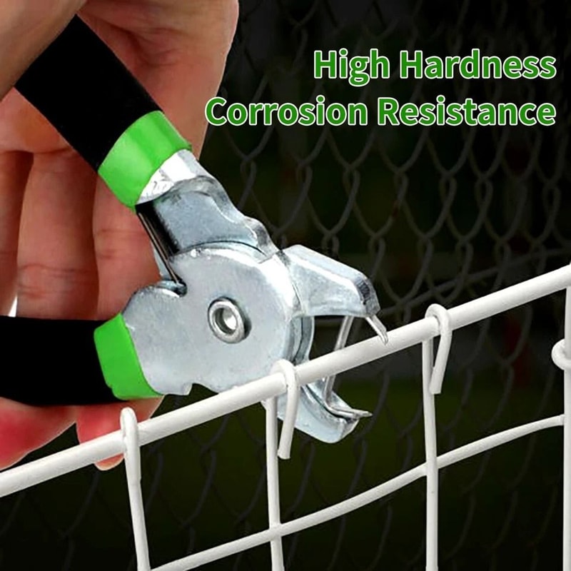 Heavy Duty Hog Ring Pliers Kit With Hog Rings For Upholstery Seat Cover Repair And Fencing 2