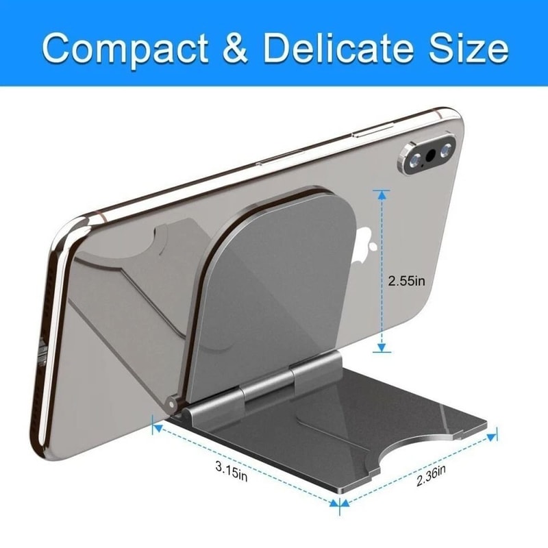 Adjustable Foldable Phone Stand 2 Pack Portable Desk Phone Holder For IPhone Android 7