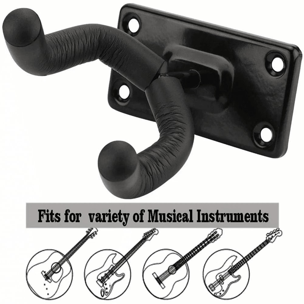 Guitar Wall Mount Hangers Adjustable Guitar Wall Hanger Hooks For Home Studio Display 8
