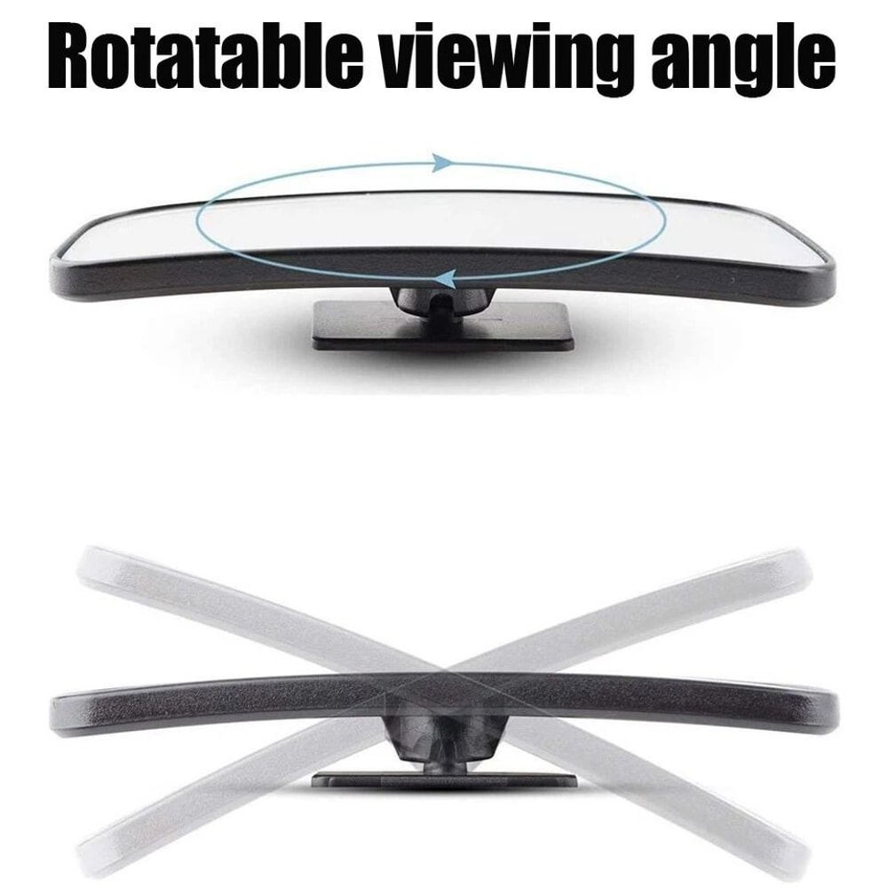 Rotatable Blind Spot Mirror Wide Angle Convex Rear View Mirror For Cars SUV Trucks 2