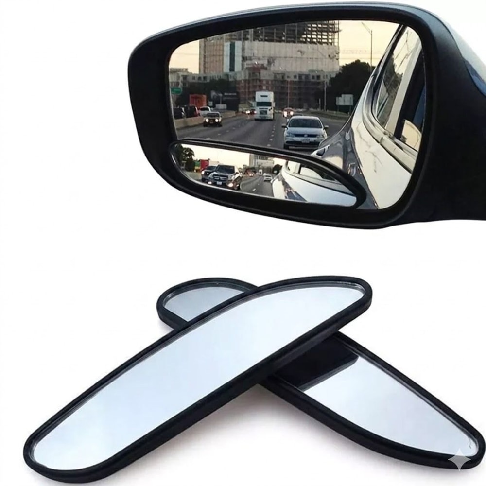 Rotatable Blind Spot Mirror Wide Angle Convex Rear View Mirror For Cars SUV Trucks 0