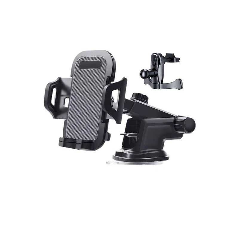 Foldable Car Phone Mount With Strong Suction For Dashboard And Center Console 0