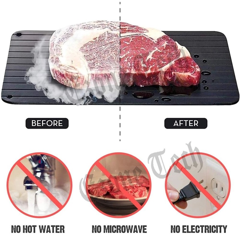 Fast Defrosting Tray Meat Thawing Plate For Frozen Food 6