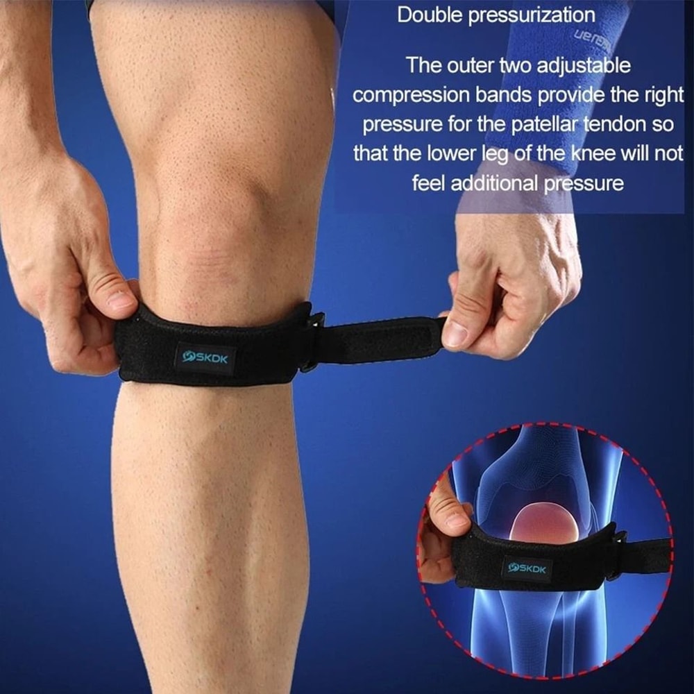 Adjustable Patella Knee Brace Support Strap For Running And Knee Pain Relief 6