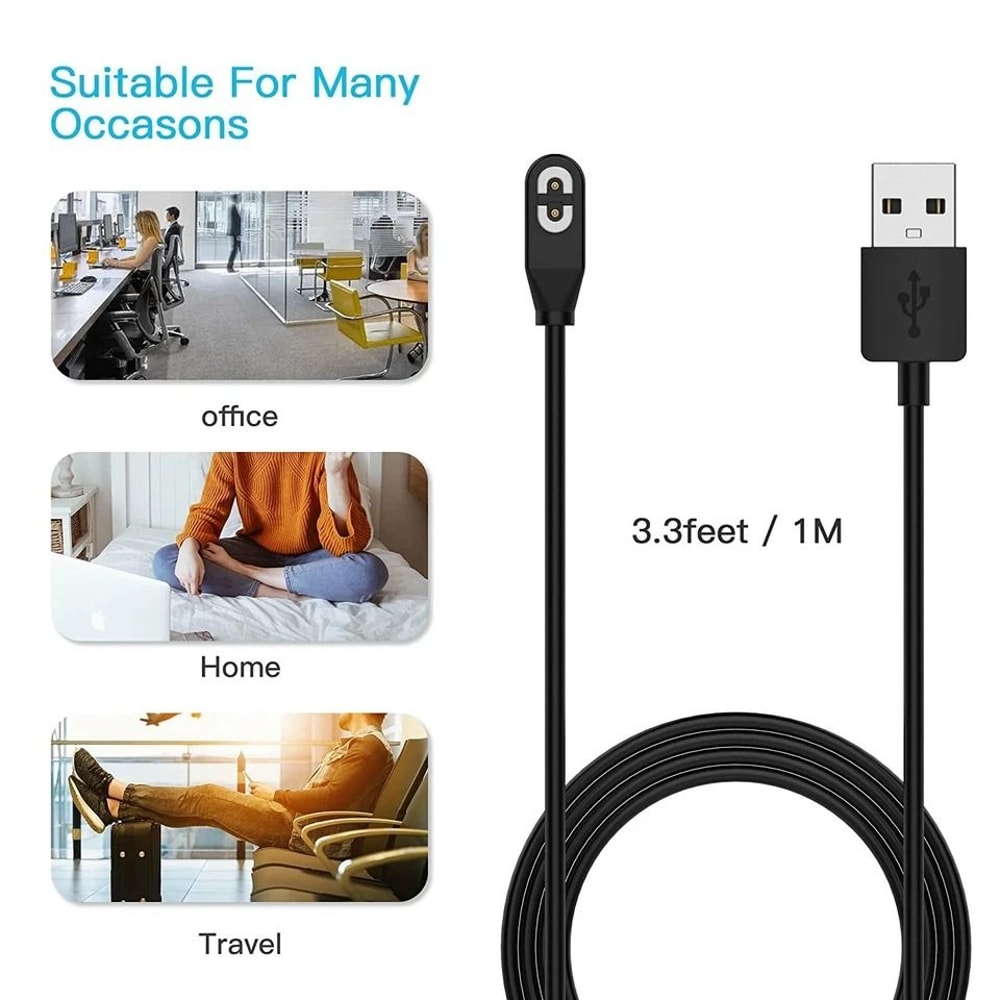 Magnetic USB Charger Cable For OpenRun Aeropex OpenComm Headphones 5