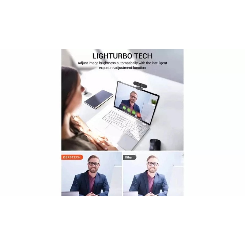 USB Webcam With Microphone For PC Laptop And Video Calls 12