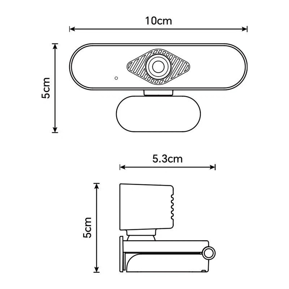 USB Webcam With Microphone For PC Laptop And Video Calls 15