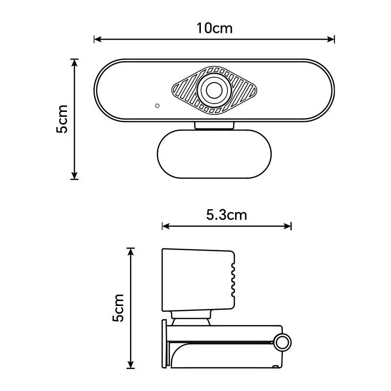 USB Webcam With Microphone For PC Laptop And Video Calls 15