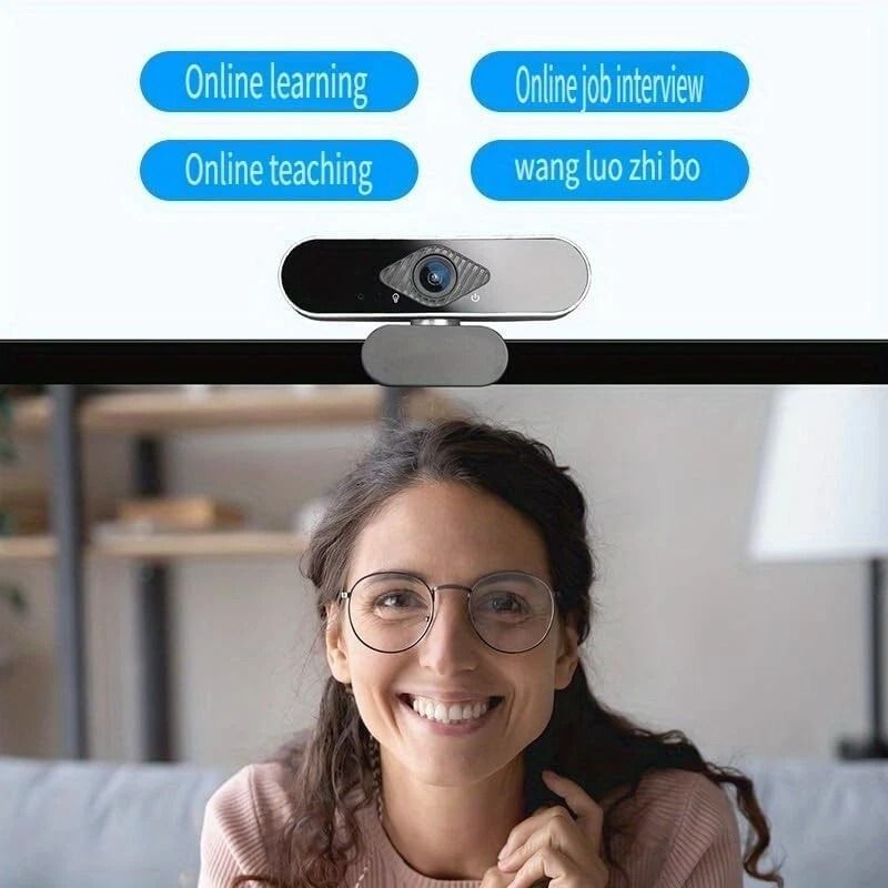 USB Webcam With Microphone For PC Laptop And Video Calls 3