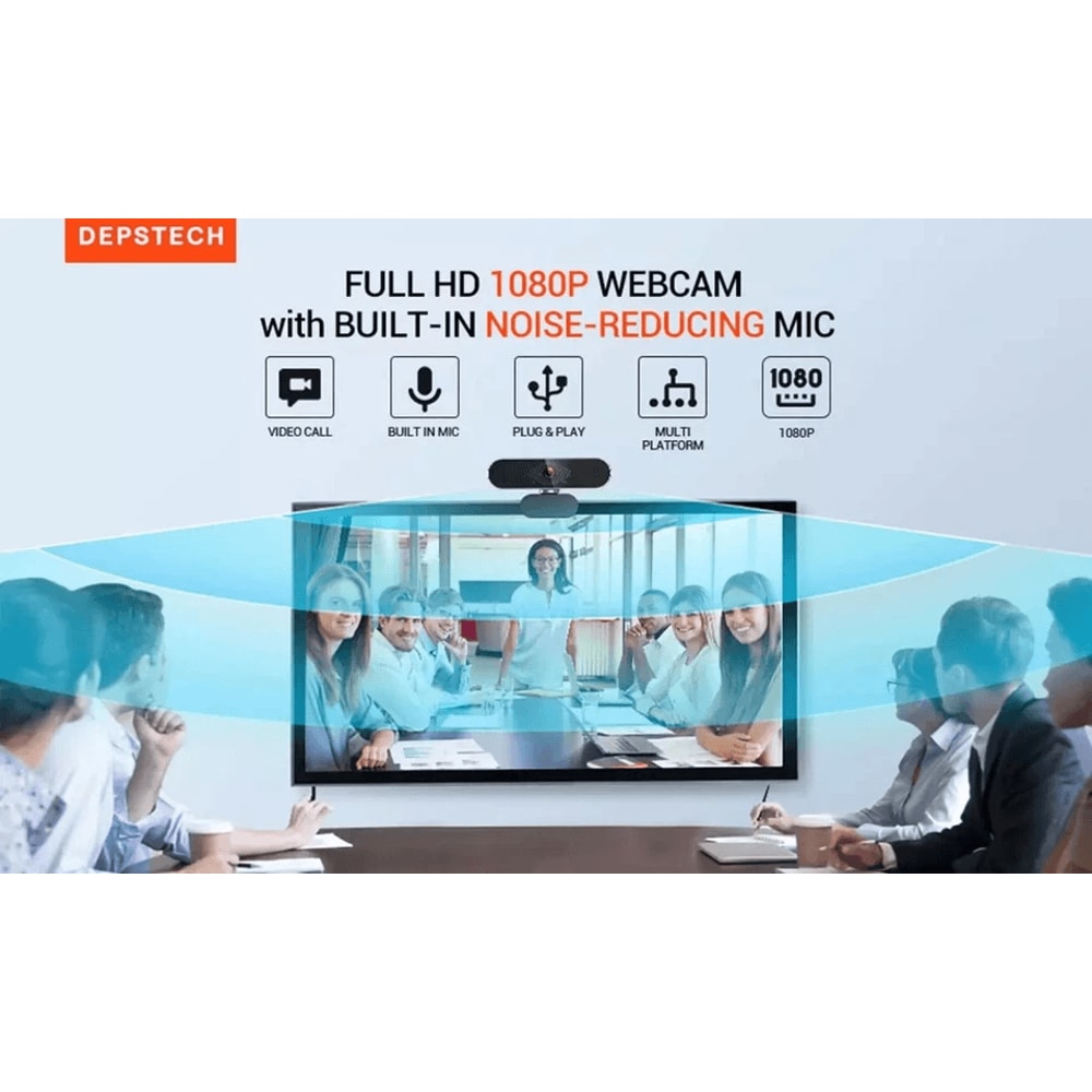 USB Webcam With Microphone For PC Laptop And Video Calls 16