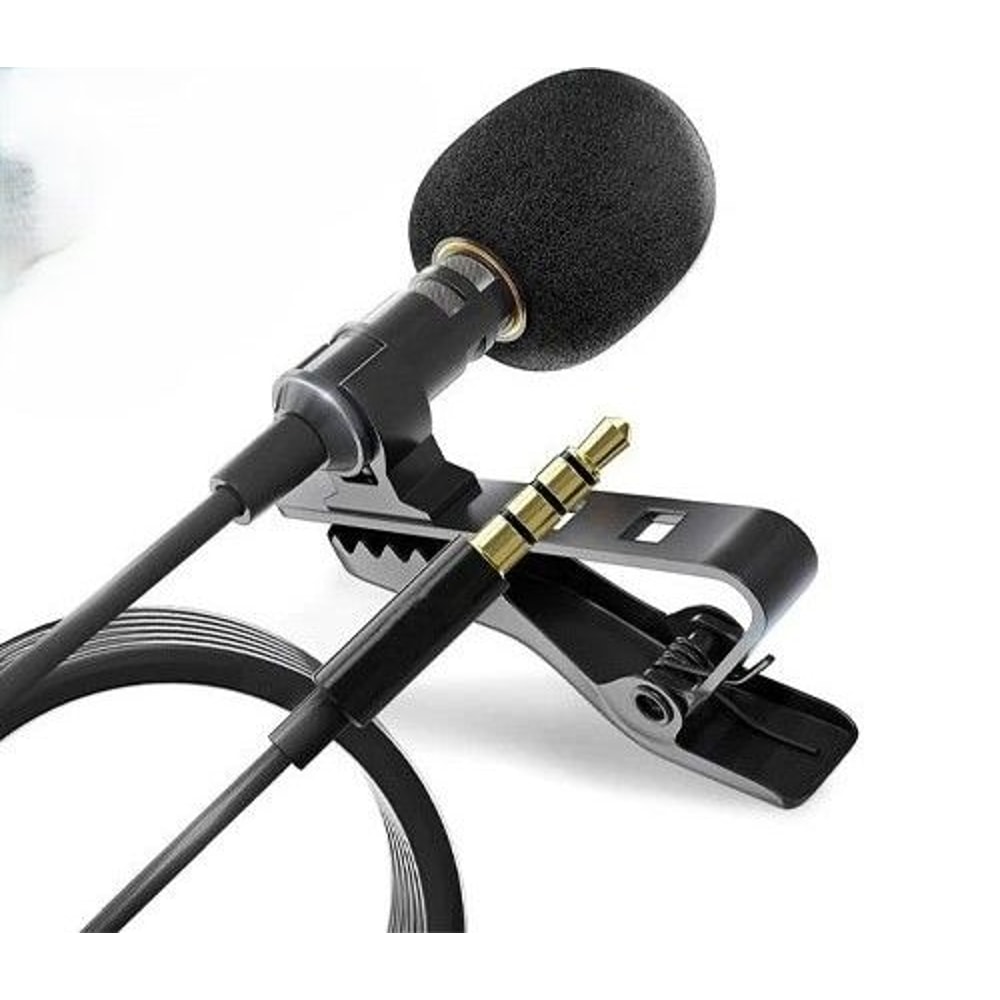 Clip On Lavalier Microphone For IPhone Android Recording 0