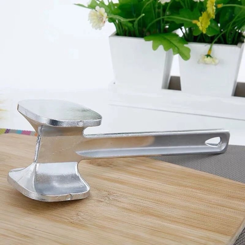 Double Sided Meat Tenderizer Aluminum Steak Mallet For Beef Chicken Pork 5