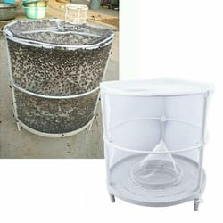 reusable hanging fly trap cage for outdoor pest control