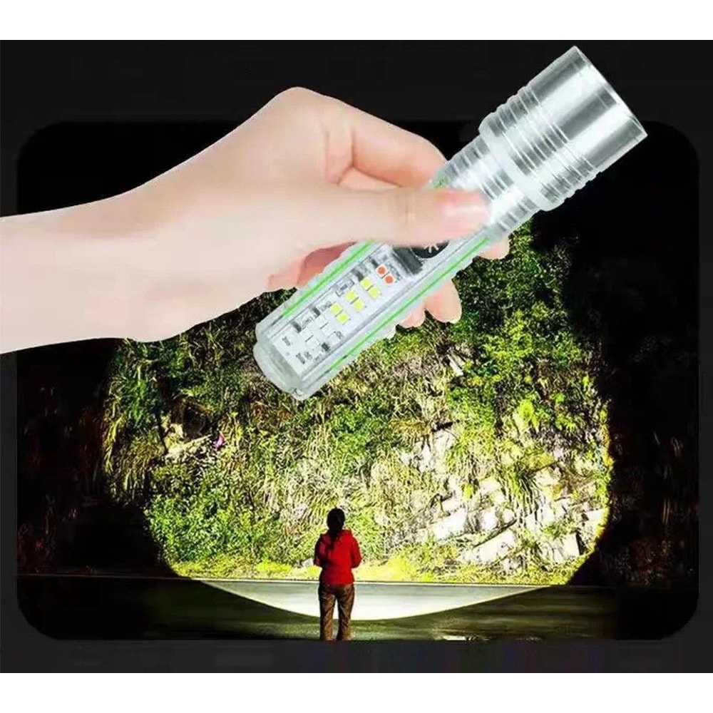 Rechargeable LED Tactical Flashlight For Camping And Outdoor Use 0