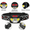 Rechargeable LED Headlamp Waterproof USB Head Torch 9