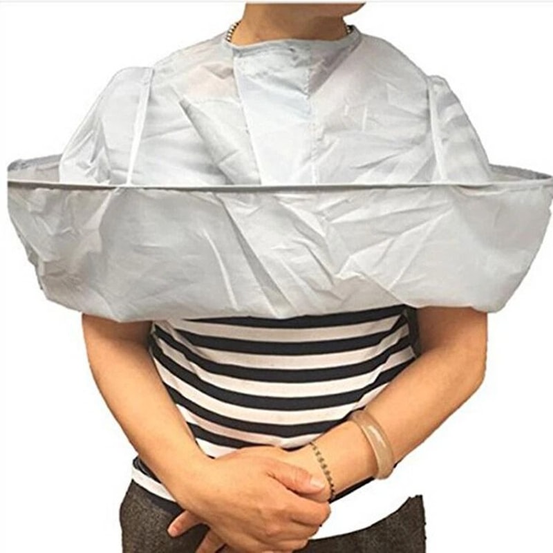Umbrella Hair Cutting Cape Hair Catcher For Home Salon Barber Use 0
