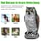 Realistic Owl Decoy Bird Deterrent For Garden Yard Patio 1