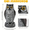 Realistic Owl Decoy Bird Deterrent For Garden Yard Patio 7