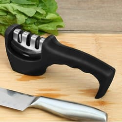 professional stage knife sharpener for kitchen knives ceramic tungsten manual tool