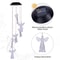 Solar Angel Wind Chimes With Color Changing LED Lights For Garden Decor 2