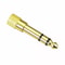 Gold Plated Male To Female Stereo Headphone Audio Adapter 0