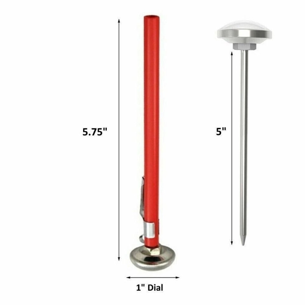 Stainless Steel Pocket Meat Thermometer For BBQ Cooking 1