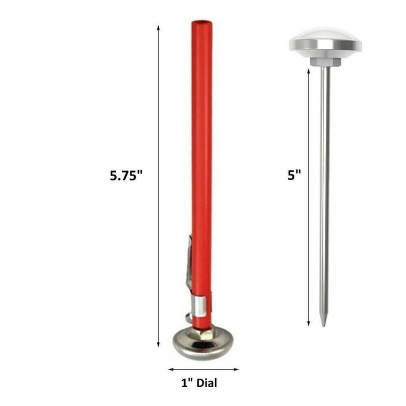 Stainless Steel Pocket Meat Thermometer For BBQ Cooking 1