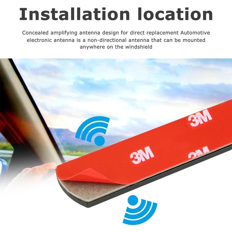 Universal Hidden Car Antenna AM FM Stealth Radio Antenna For Cars Trucks Boats 3