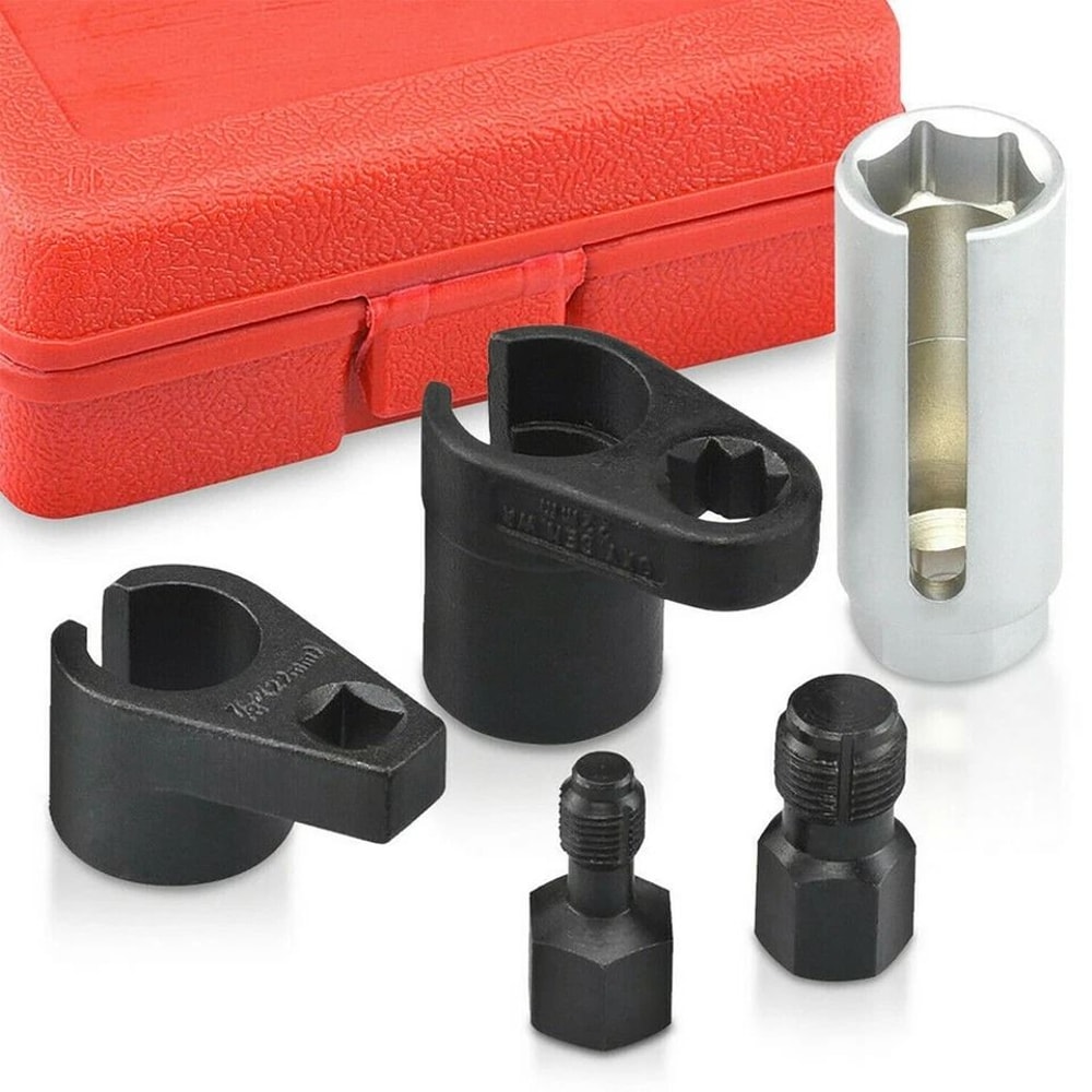 Oxygen Sensor Socket Set With Thread Chasers For O2 Sensor Removal 4