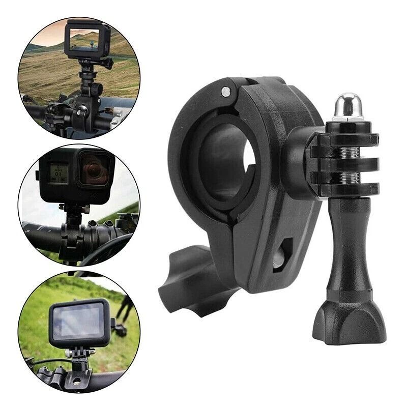 Bike Handlebar Mount Clamp For Bicycle And Motorcycle Action Cameras 3
