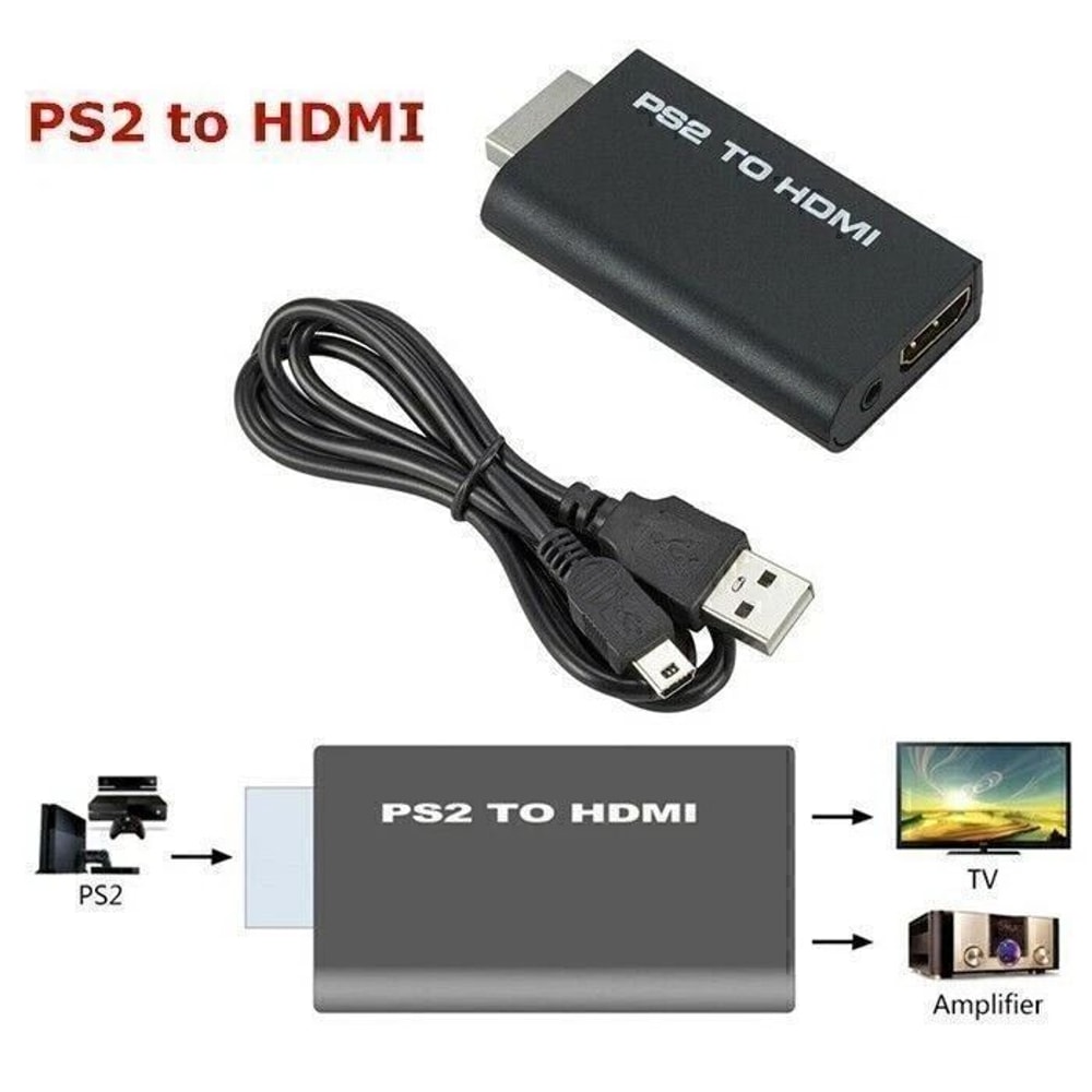 PS To HDMI Adapter For PlayStation Audio Video Converter 5