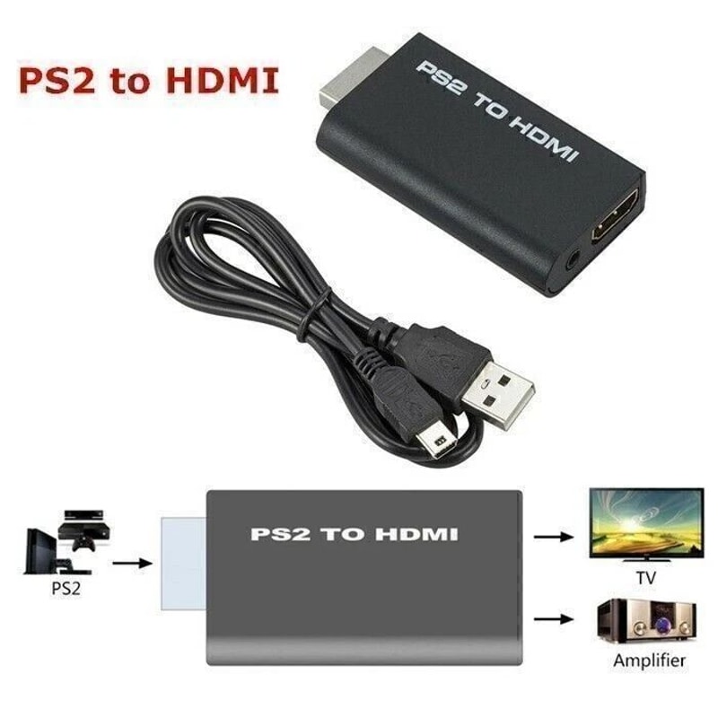 PS To HDMI Adapter For PlayStation Audio Video Converter 5