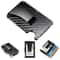 RFID Blocking Slim Money Clip Carbon Fiber Wallet For Men 3