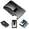 RFID Blocking Slim Money Clip Carbon Fiber Wallet For Men 3