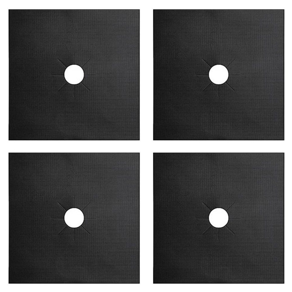 Reusable Gas Stove Burner Covers Non Stick Stove Top Protector Liners 4