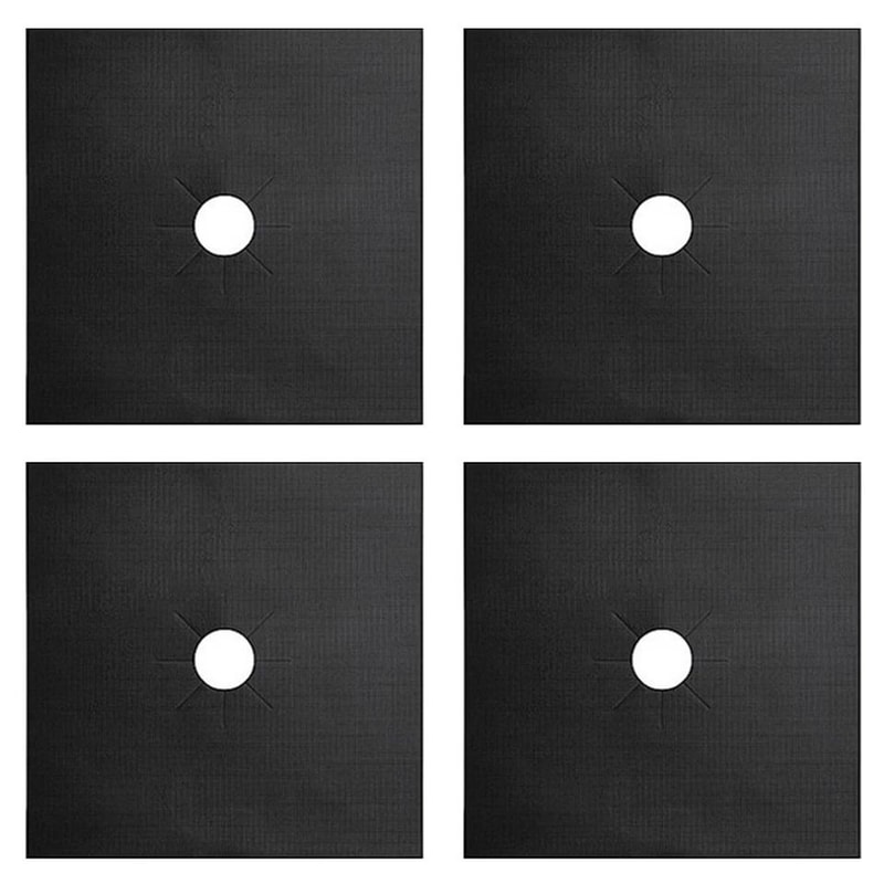 Reusable Gas Stove Burner Covers Non Stick Stove Top Protector Liners 4