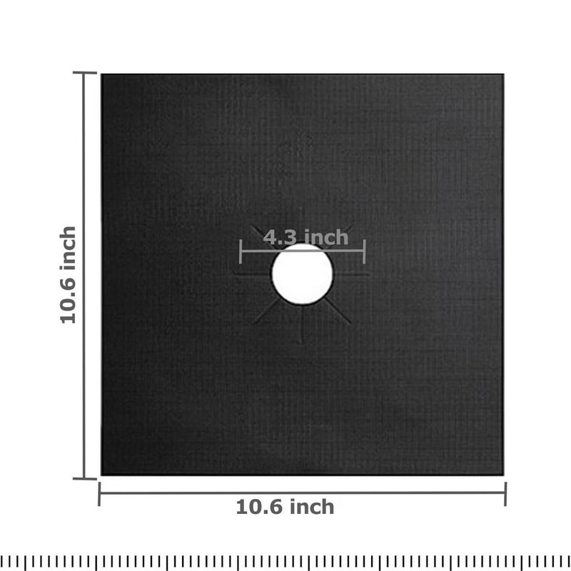 Reusable Gas Stove Burner Covers Non Stick Stove Top Protector Liners 1