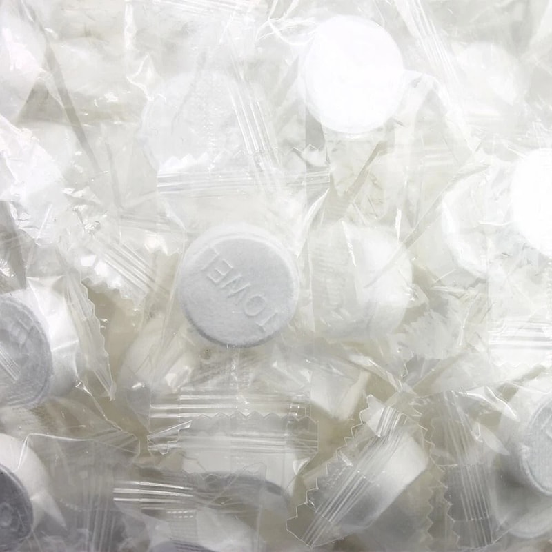 Compressed Towels Disposable Travel Wipes 0