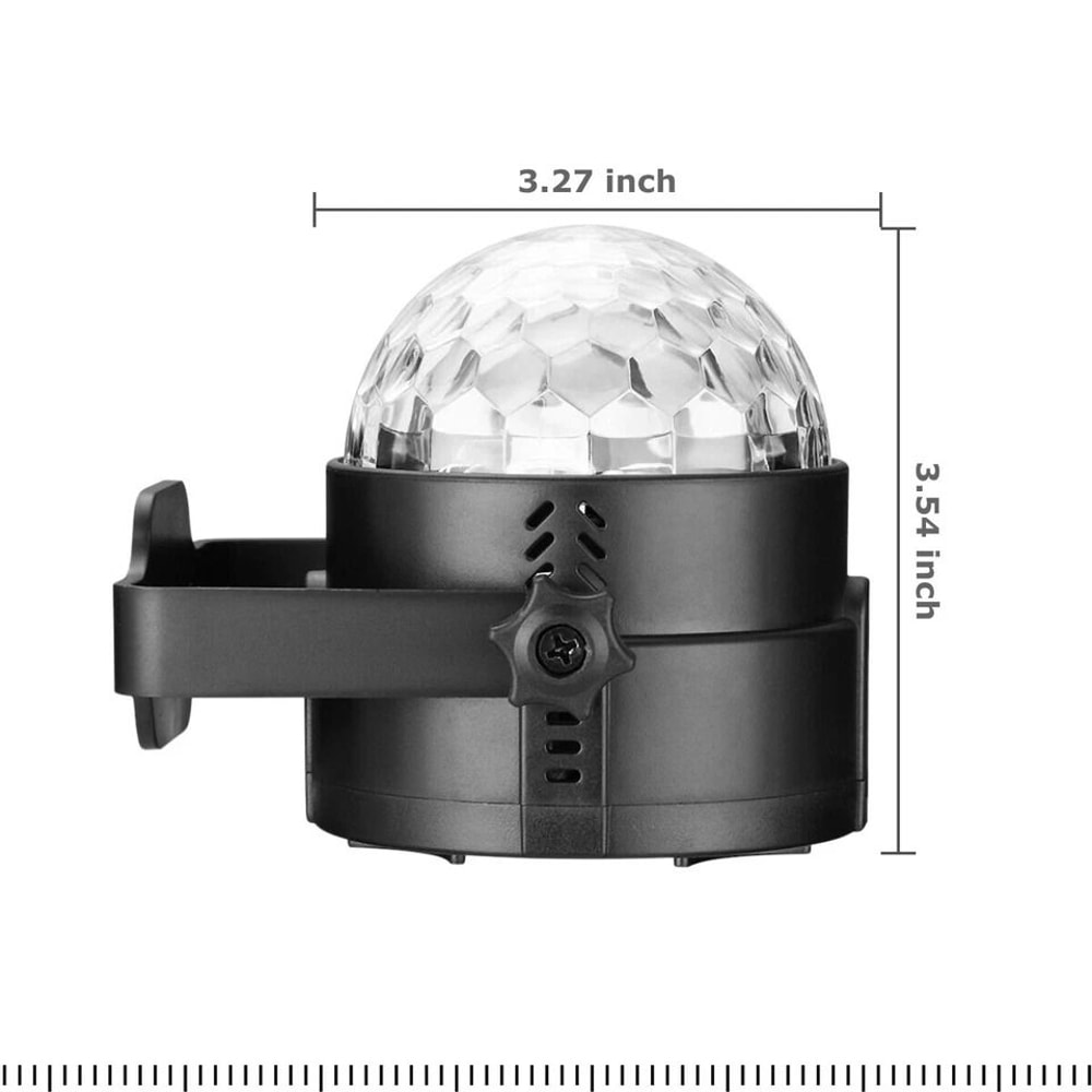 Disco Party Lights LED DJ Ball Sound Activated RGB Dance Lamp 9